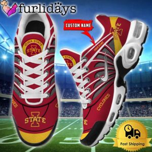 NCAA Iowa State Cyclones Sport Football Logo Custom Air Max Plus Shoes