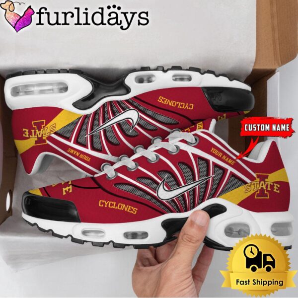 NCAA Iowa State Cyclones Sport Football Logo Custom Air Max Plus Shoes