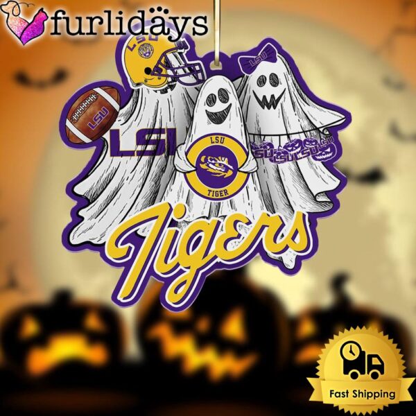 NCAA LSU Tigers Football Halloween Ghosts Ornament