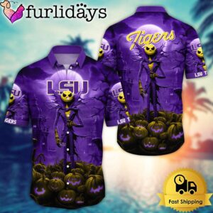 NCAA LSU TIGERS Halloween Jack Hawaiian…