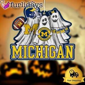 NCAA Michigan Wolverines Football Halloween Ghosts…