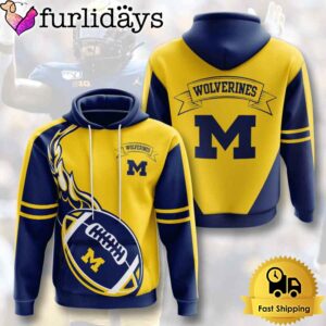 NCAA Michigan Wolverines Football Logo Team…