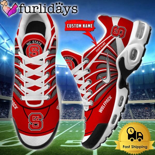 NCAA NC State Wolfpack Sport Football Logo Custom Air Max Plus Shoes