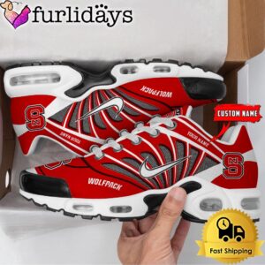 NCAA NC State Wolfpack Sport Football Logo Custom Air Max Plus Shoes