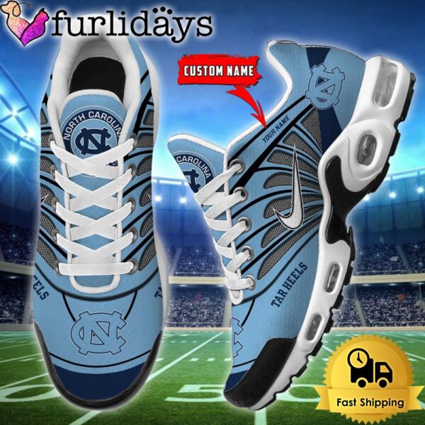 NCAA North Carolina Tar Heels Sport Football Logo Custom Air Max Plus Shoes