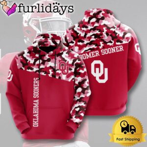 NCAA Oklahoma Sooners Football Camo 3D…