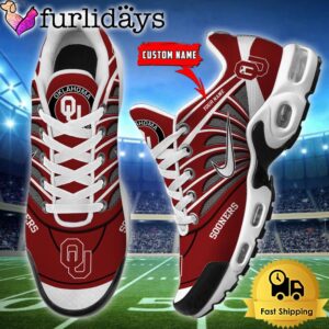 NCAA Oklahoma Sooners Sport Football Logo Custom Air Max Plus Shoes