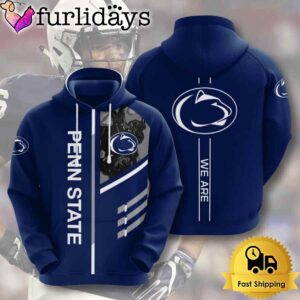 NCAA Penn State Nittany Lions Usa We Are All Over Print Hoodie