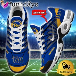 NCAA Pittsburgh Panthers Sport Football Logo Custom Air Max Plus Shoes