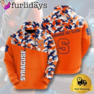 NCAA Syracuse Orange Football Camo 3D…