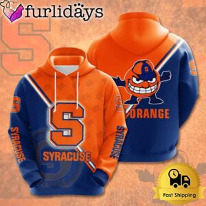 NCAA Syracuse Orange Football Go Orange 3D Hoodie