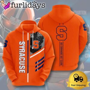 NCAA Syracuse Orange Usa Go Orange Go Cuse All Over Print Hoodie