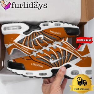 NCAA Texas Longhorns Sport Football Logo Custom Air Max Plus Shoes