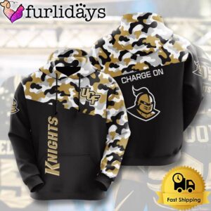 NCAA Ucf Knights Usa Football Camo 3D Hoodie