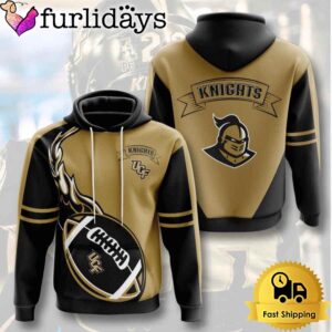 NCAA Ucf Knights Usa Football Logo Team 3D Hoodie