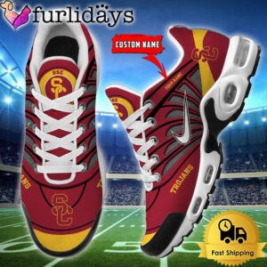 NCAA USC Trojans Sport Football Logo Custom Air Max Plus Shoes