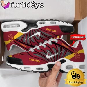 NCAA USC Trojans Sport Football Logo Custom Air Max Plus Shoes