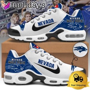 Nevada Wolf Pack Football Mascot Symbol Custom Air Max Plus Shoes