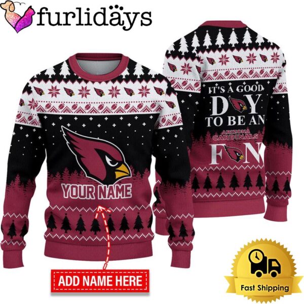 NFL Arizona Cardinals It’s A Good Day To Be A Fan Ugly Christmas Sweater