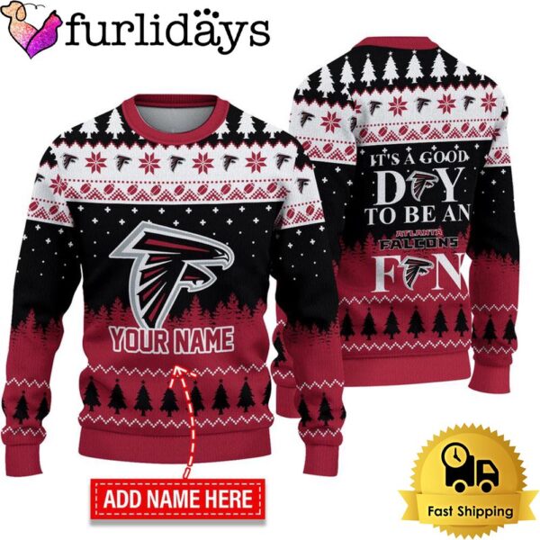 NFL Atlanta Falcons It’s A Good Day To Be A Fan Ugly Christmas Sweater