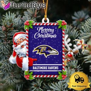 NFL Baltimore Ravens Santa Claus Merry…