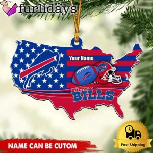 NFL Buffalo Bills American Flag Logo…