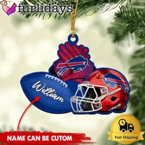 NFL Buffalo Bills Rugby And Helmet…