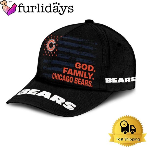 NFL Chicago Bears American Flag Classic Cap