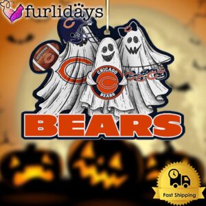 NFL Chicago Bears Football Halloween Ghosts…