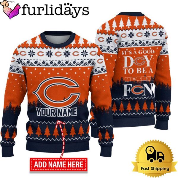 NFL Chicago Bears It’s A Good Day To Be A Fan Ugly Christmas Sweater