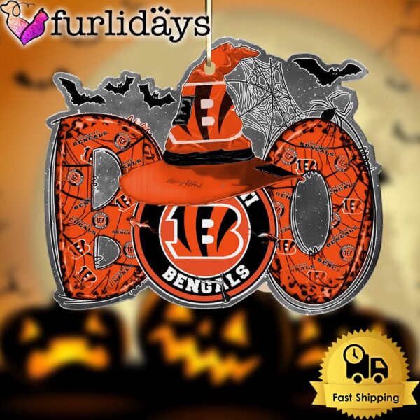 NFL Cincinnati Bengals Halloween Boo Ornament