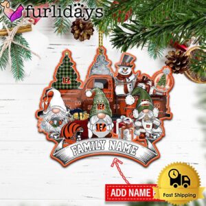 NFL Cincinnati Bengals Personalized Name Gnome…