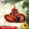 NFL Cincinnati Bengals Rugby And Helmet Custom Christmas Ornament