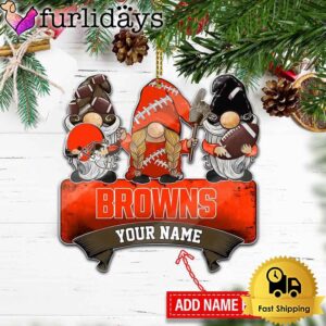 NFL Cleveland Browns Custom Gnome Christmas…