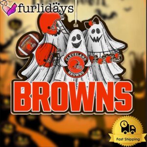 NFL Cleveland Browns Football Halloween Ghosts…