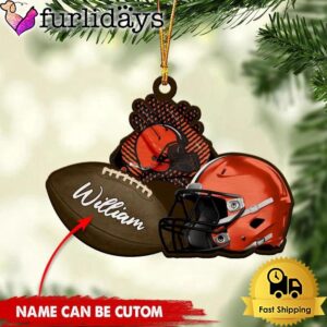 NFL Cleveland Browns Rugby And Helmet…