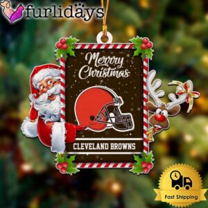 NFL Cleveland Browns Santa Claus Merry…