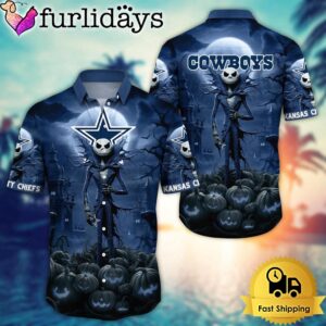 NFL Dallas Cowboys Halloween Jack Hawaiian…