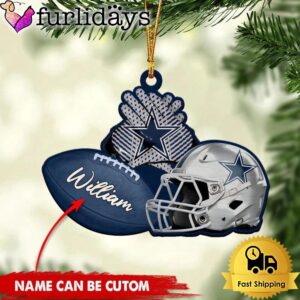 NFL Dallas Cowboys Rugby And Helmet…