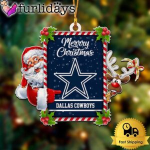 NFL Dallas Cowboys Santa Claus Merry…