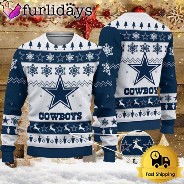 NFL Dallas Cowboys Team Winter Ugly Christmas Sweater