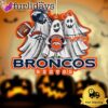 NFL Denver Broncos Football Halloween Ghosts Ornament