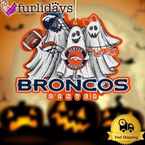 NFL Denver Broncos Football Halloween Ghosts…