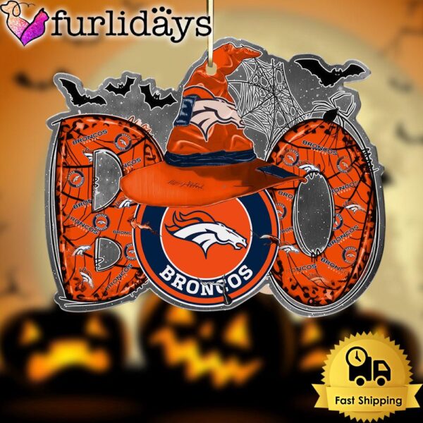 NFL Denver Broncos Halloween Boo Ornament