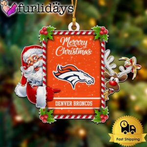 NFL Denver Broncos Santa Claus Merry…