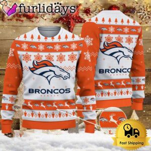 NFL Denver Broncos Team Winter Ugly Christmas Sweater