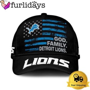 NFL Detroit Lions American Flag Classic…