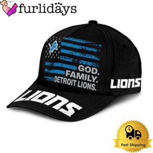 NFL Detroit Lions American Flag Classic Cap