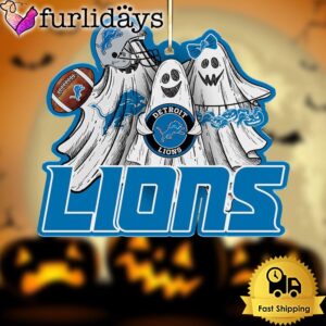 NFL Detroit Lions Football Halloween Ghosts…