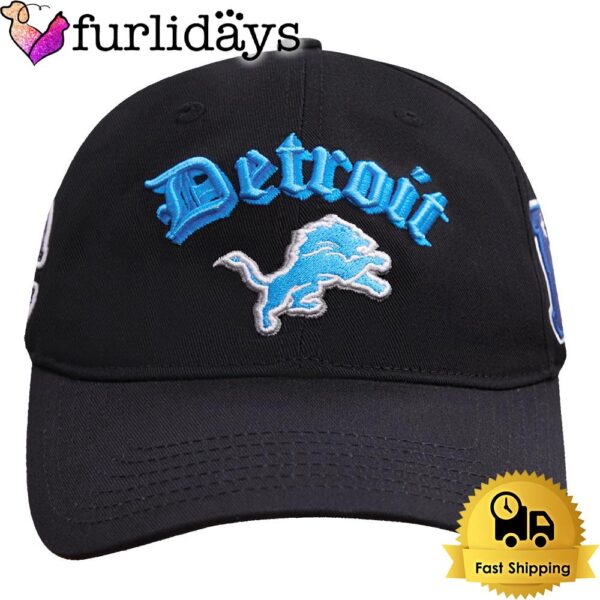 NFL Detroit Lions Old English Embroidered Cap